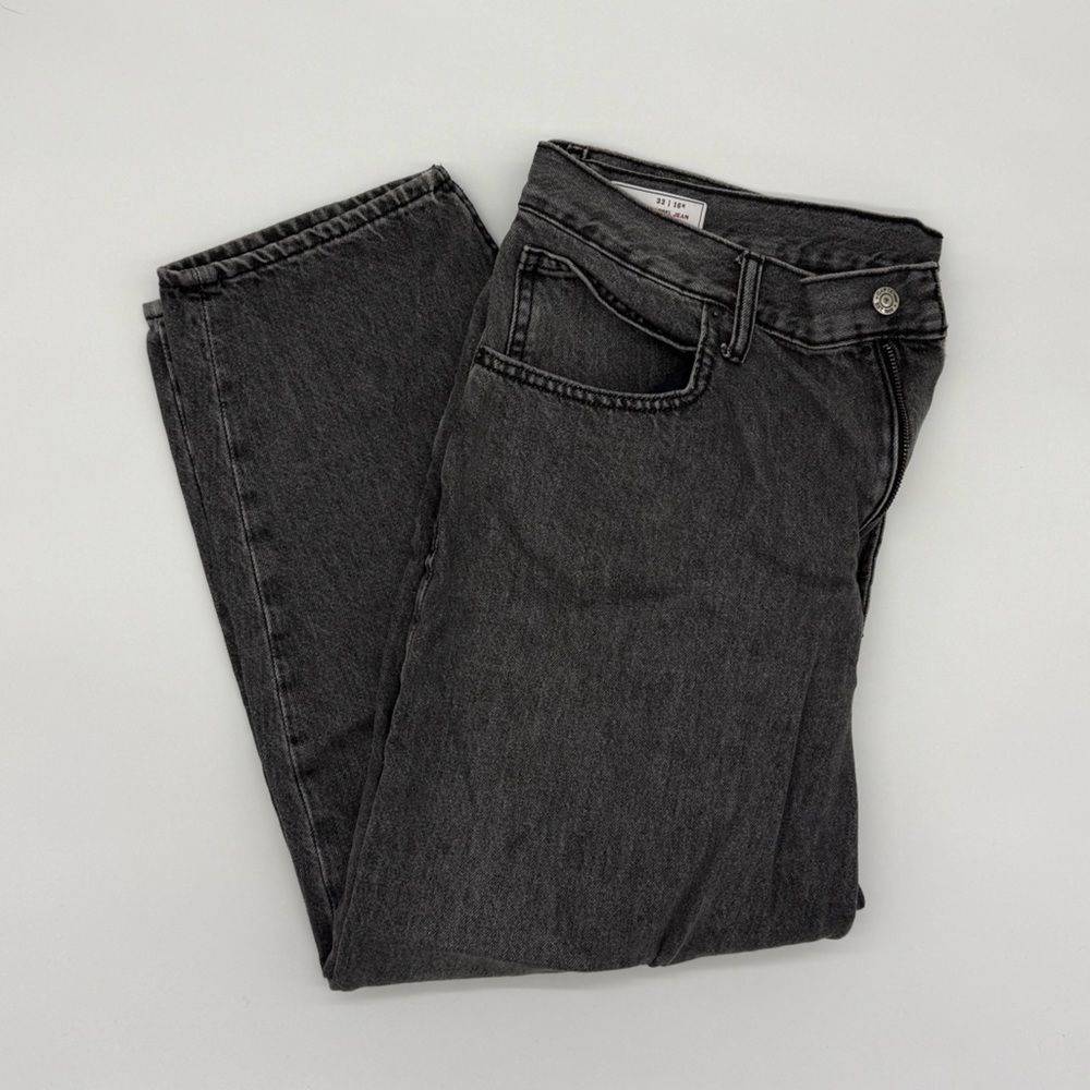 GAP Women's Dark Gray Barrel Jeans
